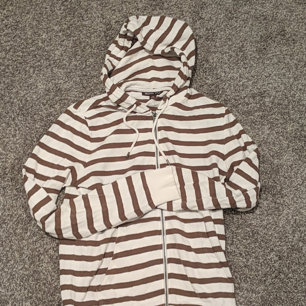 Michael Kors Brown & White Hoodie